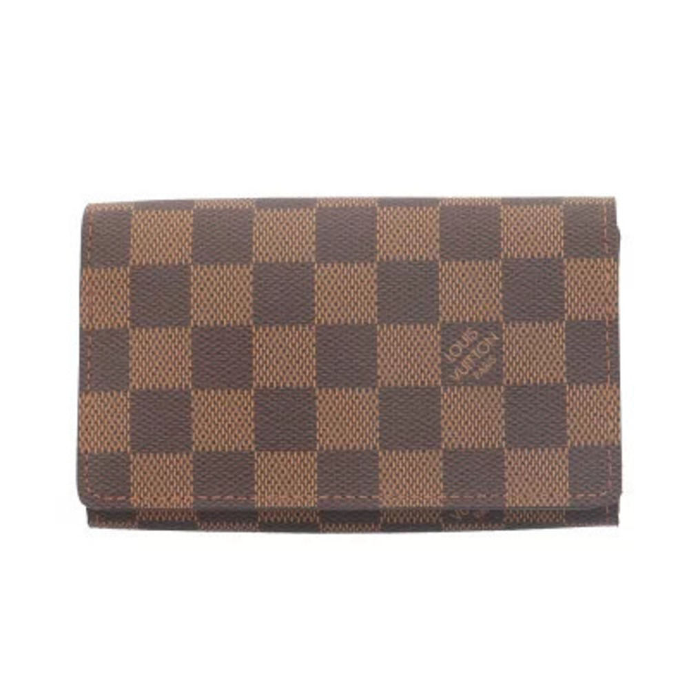 Louis Vuitton Portemonnaie Billet Tresor Damier Bi fold Wallet Canvas